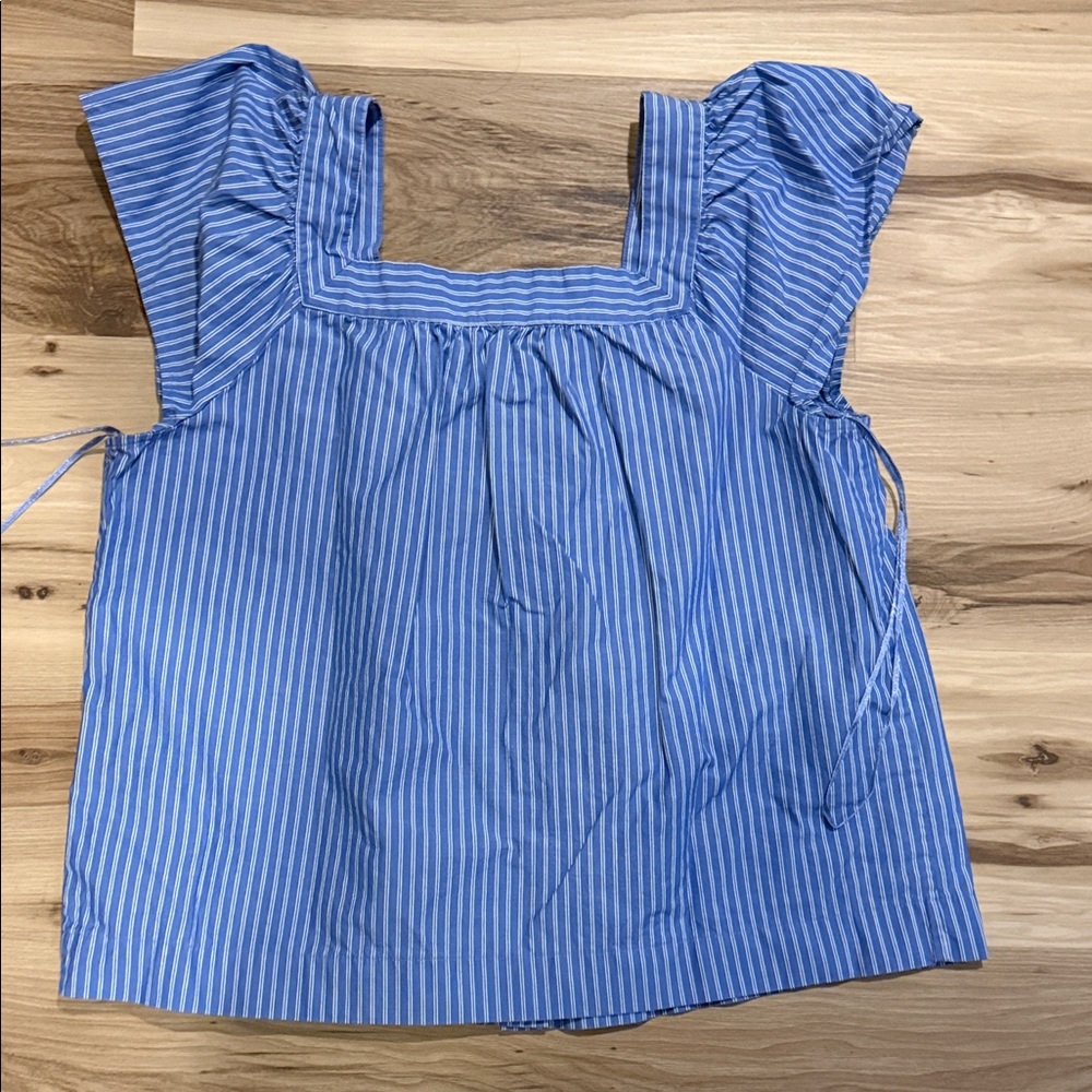 GAP Blue Striped Blouse - Picture 4 of 4